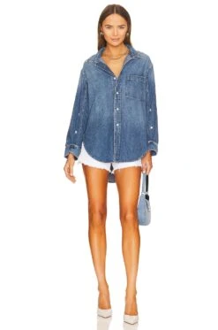 CITIZENS OF HUMANITY Kayla Shirt Somerset 11 CITIZENS OF HUMANITY Kayla Shirt Somerset -Hot Sale Clothing Store CITI WS198 V5