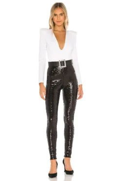 Commando Sequin Leggings Black -Hot Sale Clothing Store CMAN WP20 V4
