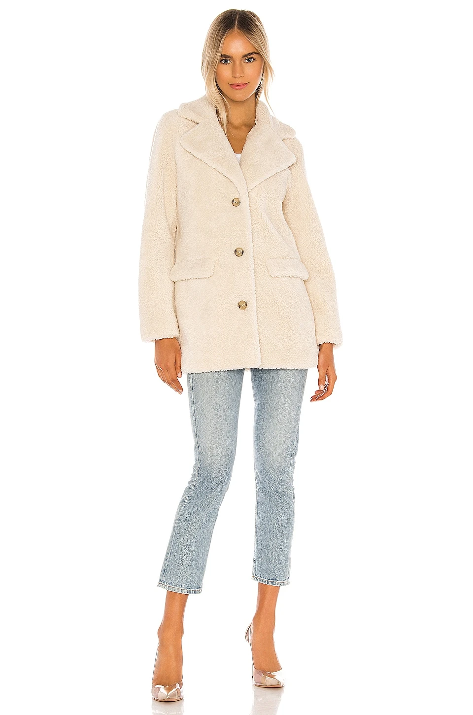 Camila Coelho Katarina Coat Beige 4 Camila Coelho Katarina Coat Beige - Image 2