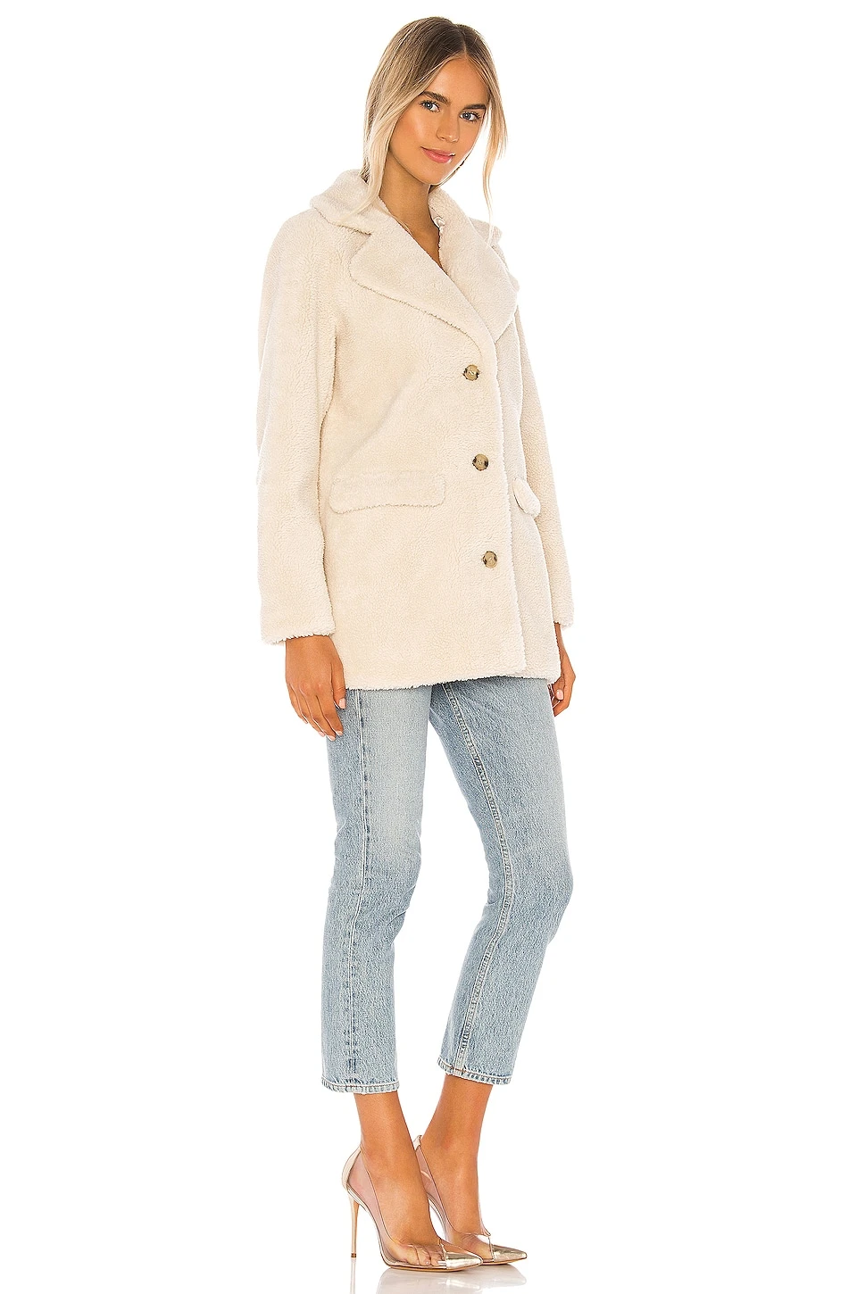 Camila Coelho Katarina Coat Beige 5 Camila Coelho Katarina Coat Beige - Image 3