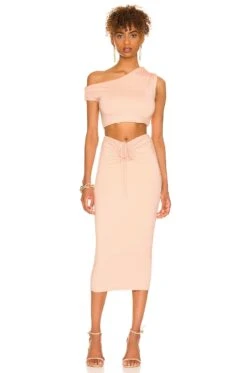 Camila Coelho Canela Crop Top Nude -Hot Sale Clothing Store COEL WS222 V4