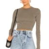 The Verona Crop Shirt Ash -Hot Sale Clothing Store COTR WS213 V1