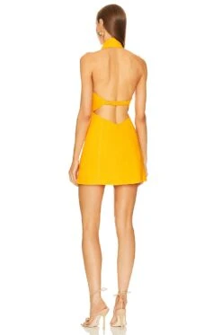 Cult Gaia Rumi Mini Dress Marigold 7 Cult Gaia Rumi Mini Dress Marigold -Hot Sale Clothing Store CULG WD223 V3