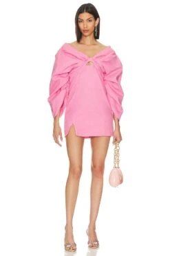 Cult Gaia Dahlia Dress Rosado