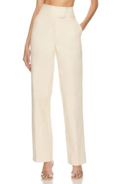 Cult Gaia PANTALÓN MESA Gardenia