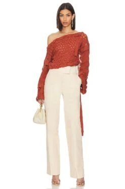 Cult Gaia PANTALÓN MESA Gardenia -Hot Sale Clothing Store CULG WP47 V4