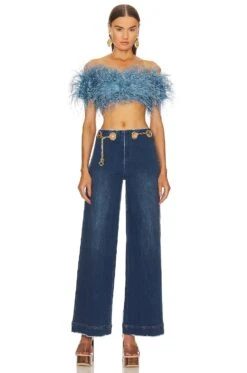 Cult Gaia Goetz Top River Blue 9 Cult Gaia Goetz Top River Blue -Hot Sale Clothing Store CULG WS121 V4