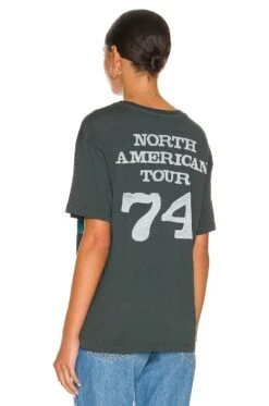 Elton John North America Tour 74 Boyfriend Tee Vintage Black 8 Elton John North America Tour 74 Boyfriend Tee Vintage Black -Hot Sale Clothing Store DDRE WS583 V3