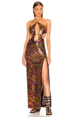 MAXIVESTIDO JERRY Black Zebra