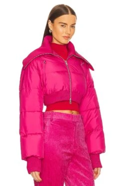 Caroun Cropped Puffer Pink 9 Caroun Cropped Puffer Pink -Hot Sale Clothing Store EAVR WO113 V3