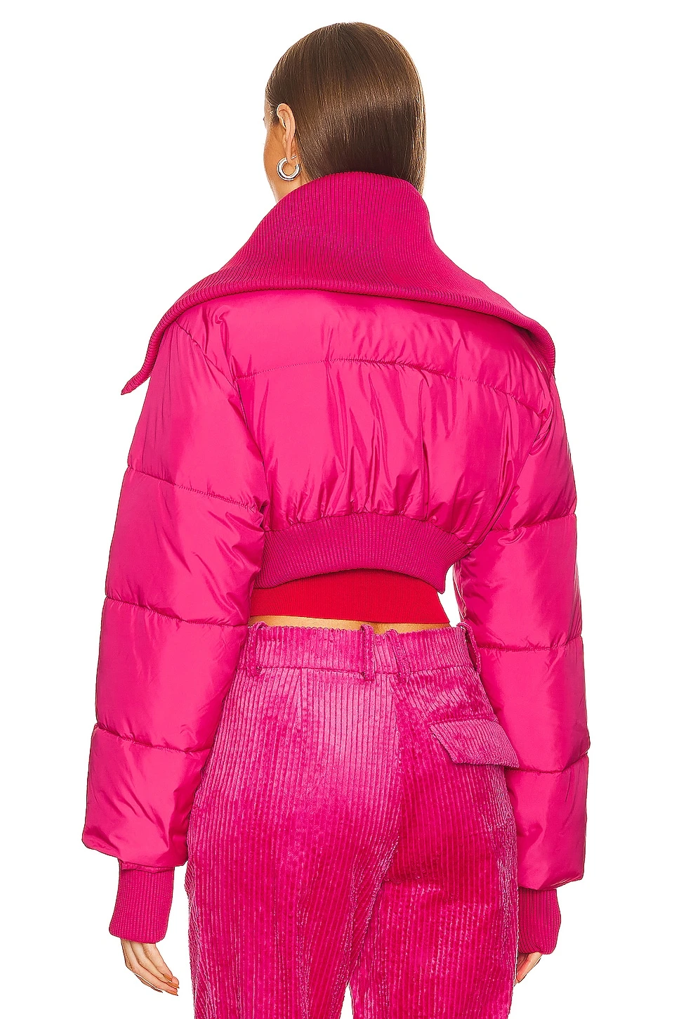 Caroun Cropped Puffer Pink 6 Caroun Cropped Puffer Pink - Image 4