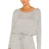 Eberjey Elon Ballet Top Heather Grey -Hot Sale Clothing Store EBER WI1084 V1