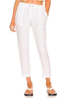 Linen Easy Pant Black -Hot Sale Clothing Store ENZA WP108 V1