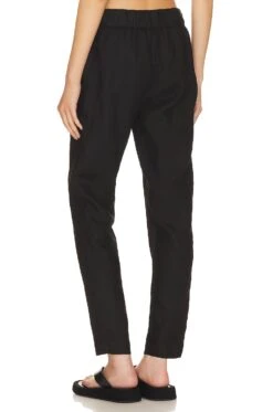 Linen Easy Pant Black -Hot Sale Clothing Store ENZA WP130 V3