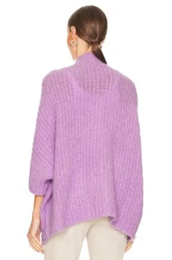 ESSENTIEL ANTWERP Castrid Oversized Cardigan Moonlight Mauve -Hot Sale Clothing Store ESSE WK52 V3