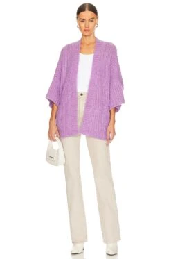 ESSENTIEL ANTWERP Castrid Oversized Cardigan Moonlight Mauve -Hot Sale Clothing Store ESSE WK52 V4