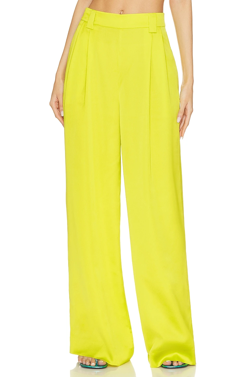 ESSENTIEL ANTWERP Dotto Wide Leg Pants Limoncello 3 ESSENTIEL ANTWERP Dotto Wide Leg Pants Limoncello