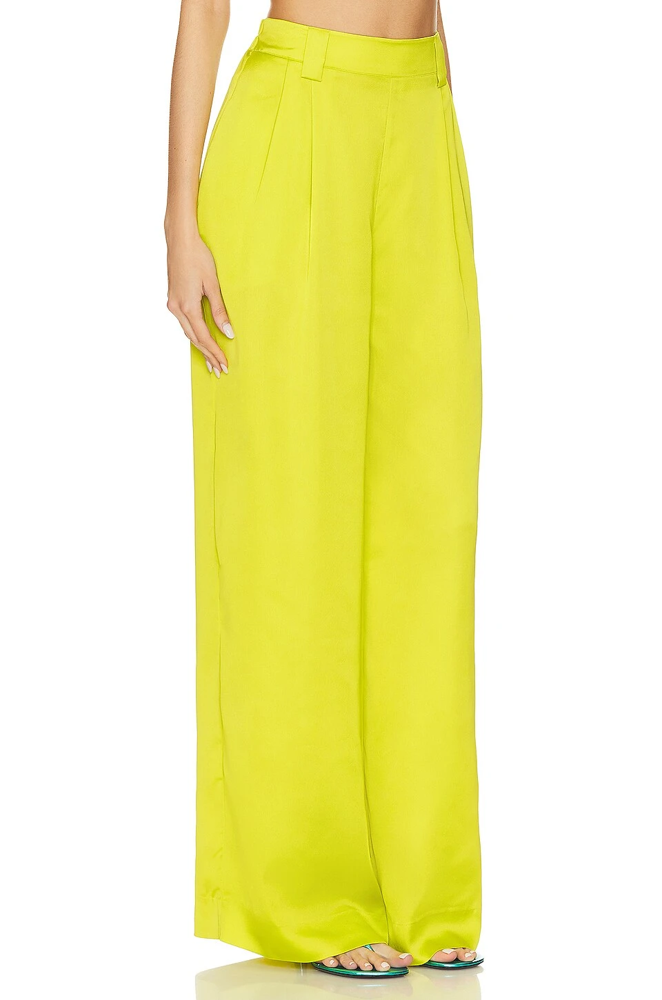ESSENTIEL ANTWERP Dotto Wide Leg Pants Limoncello 4 ESSENTIEL ANTWERP Dotto Wide Leg Pants Limoncello - Image 2