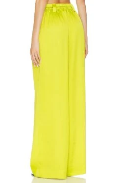 ESSENTIEL ANTWERP Dotto Wide Leg Pants Limoncello 8 ESSENTIEL ANTWERP Dotto Wide Leg Pants Limoncello -Hot Sale Clothing Store ESSE WP4 V3