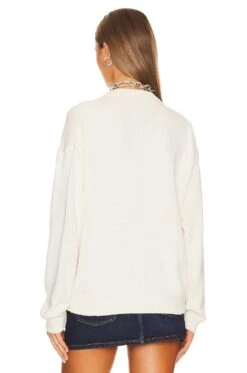 FIORUCCI Milan Angels Intarsia Jumper Cream 8 FIORUCCI Milan Angels Intarsia Jumper Cream -Hot Sale Clothing Store FIOR WK45 V3