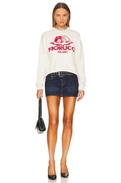 FIORUCCI Milan Angels Intarsia Jumper Cream 9 FIORUCCI Milan Angels Intarsia Jumper Cream -Hot Sale Clothing Store FIOR WK45 V4