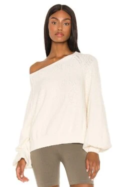 FREE PEOPLE Found My Friend Pullover Cream