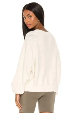 FREE PEOPLE Found My Friend Pullover Cream -Hot Sale Clothing Store FREE WK740 V4
