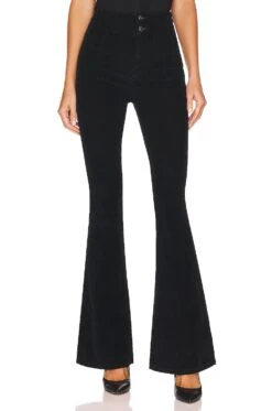 FREE PEOPLE Jayde Cord Flare Black -Hot Sale Clothing Store FREE WP456 V1 1