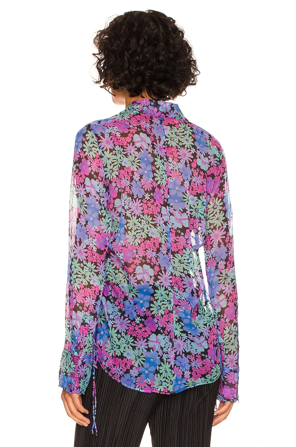 FREE PEOPLE X REVOLVE Mathilda Slim Buttondown Black Combo 5 FREE PEOPLE X REVOLVE Mathilda Slim Buttondown Black Combo - Image 3