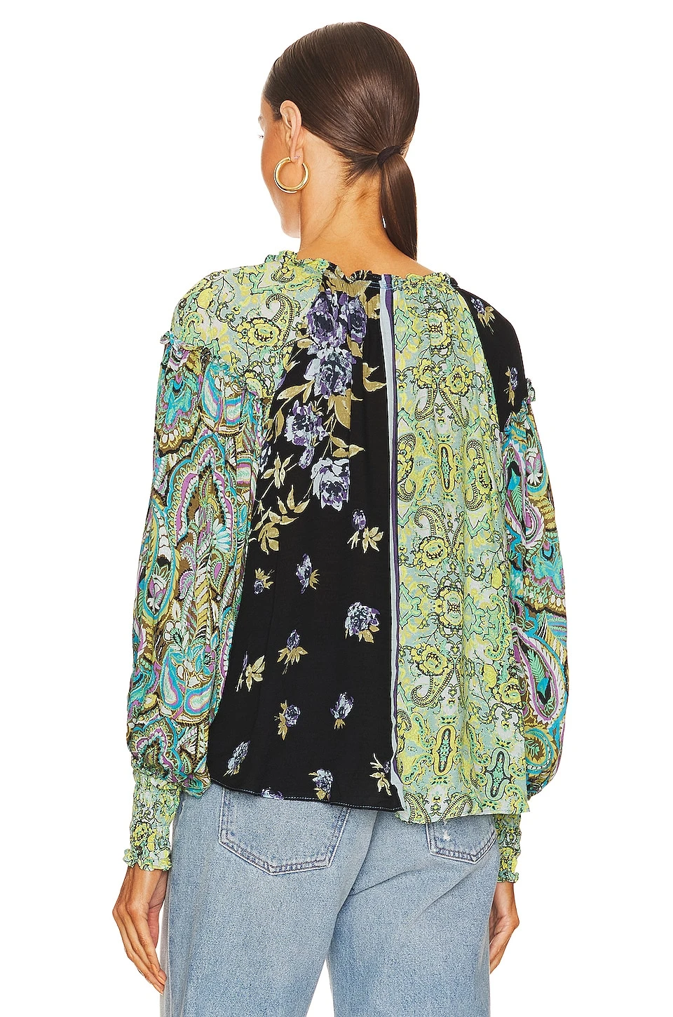 FREE PEOPLE Gemini Blouse Dark Knight Combo 5 FREE PEOPLE Gemini Blouse Dark Knight Combo - Image 3