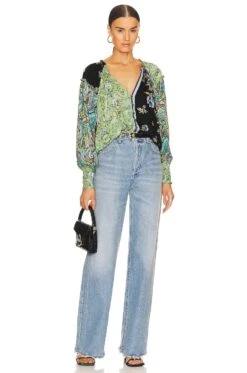 FREE PEOPLE Gemini Blouse Dark Knight Combo 9 FREE PEOPLE Gemini Blouse Dark Knight Combo -Hot Sale Clothing Store FREE WS4081 V4