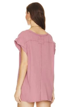 FREE PEOPLE Naomi Tee Petals -Hot Sale Clothing Store FREE WS4206 V3