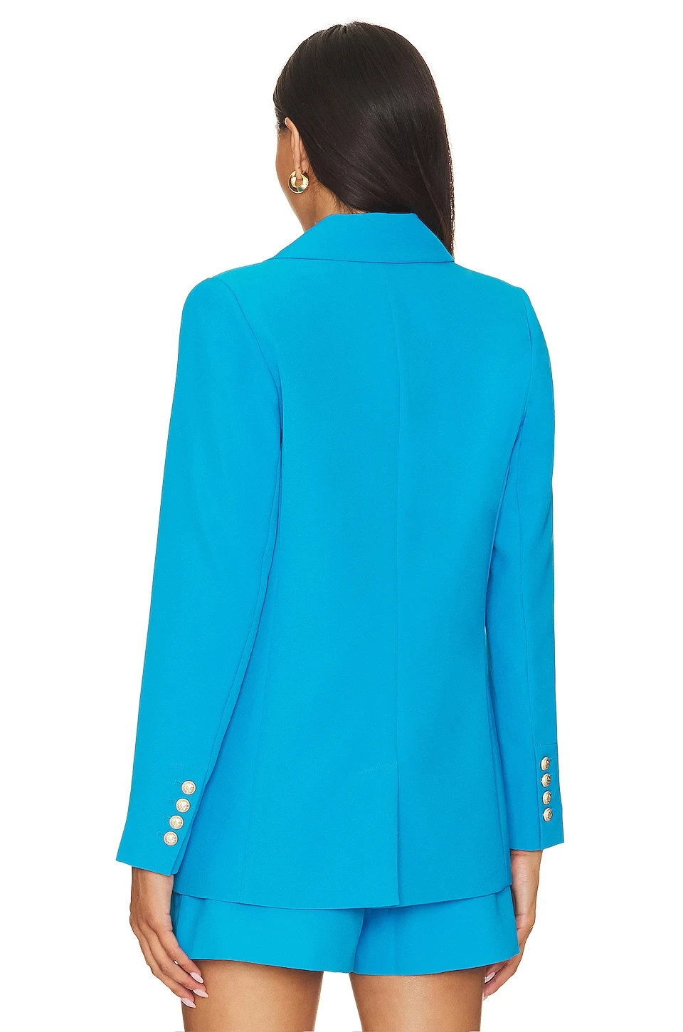 Leighton Crepe Blazer Amalfi Blue 6 Leighton Crepe Blazer Amalfi Blue - Image 4