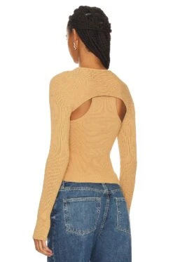 Neige Layered Sweater Camel -Hot Sale Clothing Store GRLR WK45 V4