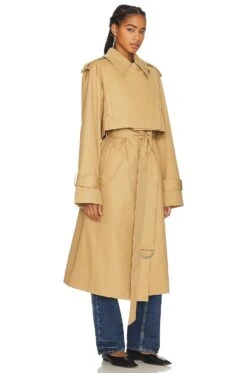 The Convertible Trench Coat British Tan -Hot Sale Clothing Store GRLR WO81 V5