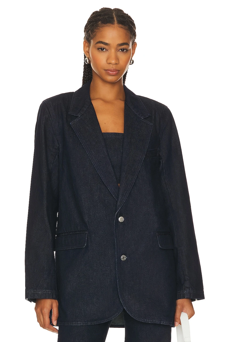 Sloane Denim Blazer Beverly Hills 4 Sloane Denim Blazer Beverly Hills - Image 2