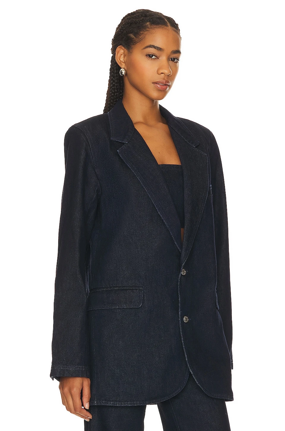 Sloane Denim Blazer Beverly Hills 5 Sloane Denim Blazer Beverly Hills - Image 3