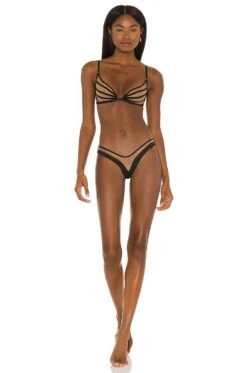 Forget Me Not Thong Black -Hot Sale Clothing Store GSQR WI2 V4