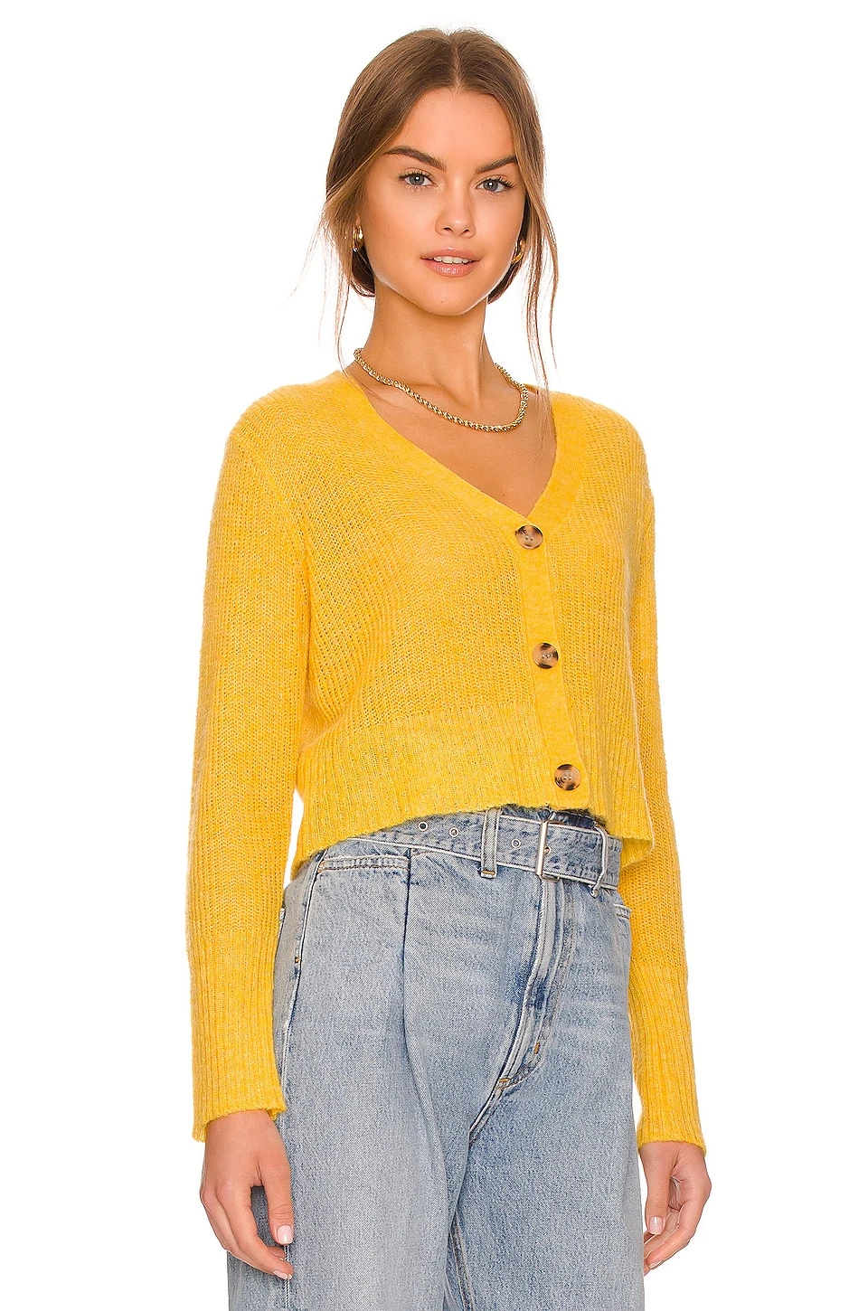 Mohair Cardigan Sunshine 4 Mohair Cardigan Sunshine - Image 2