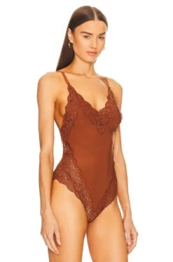 Back Off Bodysuit Milk Chocolate -Hot Sale Clothing Store HHER WI94 V3