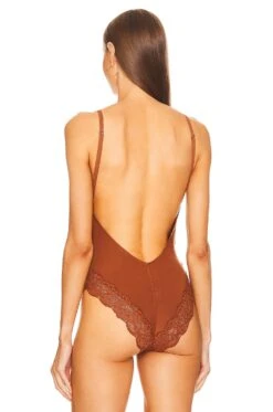 Back Off Bodysuit Milk Chocolate -Hot Sale Clothing Store HHER WI94 V4
