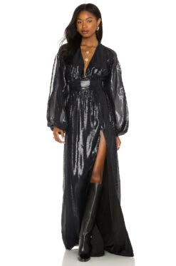 X REVOLVE Imara Dress Black