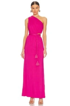 X REVOLVE Lera Dress Pink