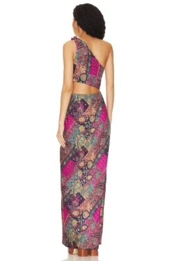 X REVOLVE Marcilly Maxi Dress Pink Multi -Hot Sale Clothing Store HOOF WD977 V3