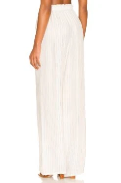 X REVOLVE Leila Pant Ivory Stripe -Hot Sale Clothing Store HOOF WP194 V3