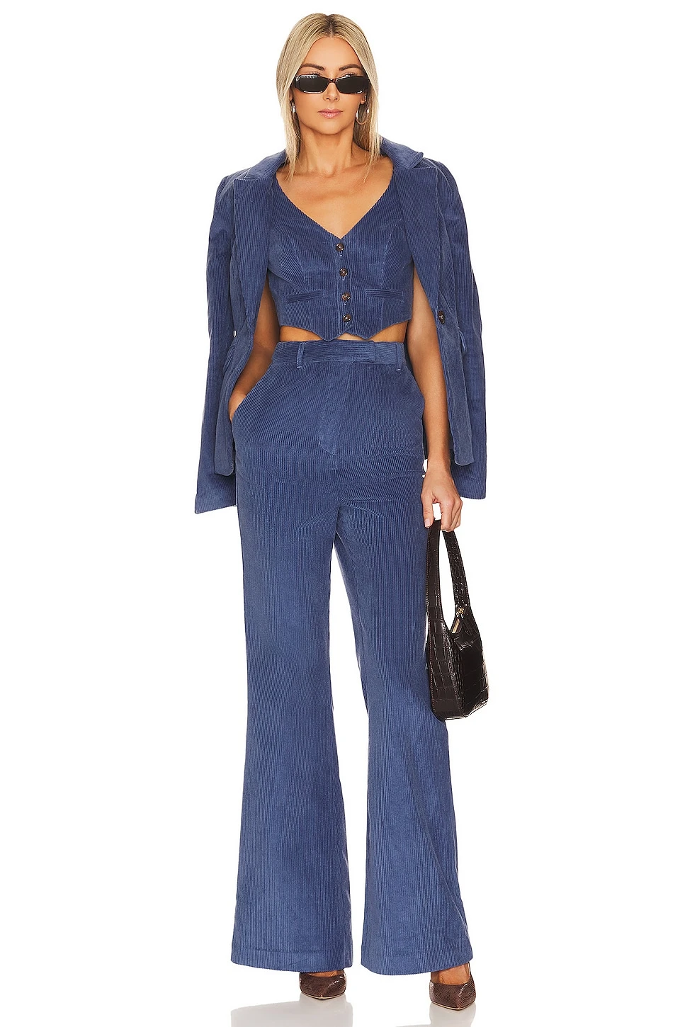 X REVOLVE Cardella Pant Vintage Blue 6 X REVOLVE Cardella Pant Vintage Blue - Image 4