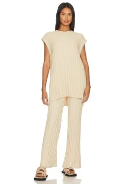 X REVOLVE Ilaria Boucle Pants Cream -Hot Sale Clothing Store HOOF WP216 V4