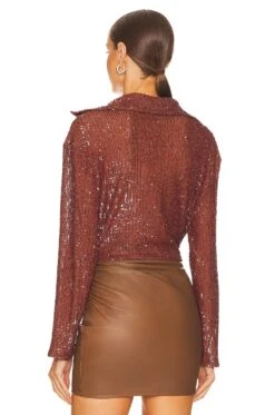 Alena Shirt Chocolate Brown -Hot Sale Clothing Store ITMR WS11 V3