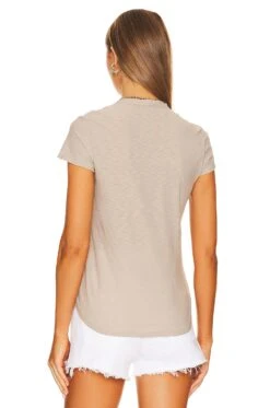 JAMES PERSE Sheer Slub Crew Neck Tee String -Hot Sale Clothing Store JAME WS2622 V3