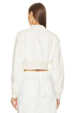 Lorenzo Cropped Denim Jacket Bra Combo Ecru 10 Lorenzo Cropped Denim Jacket Bra Combo Ecru -Hot Sale Clothing Store JDAR WO21 V4